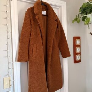 Old Navy Brown Teddy Coat